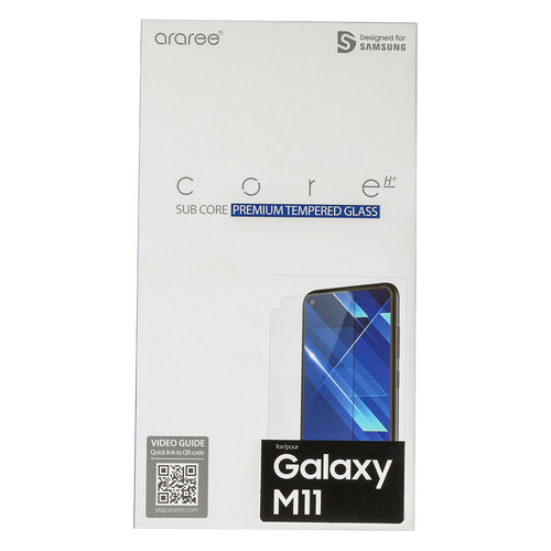 Защитное стекло для экрана Samsung araree by KDLAB для Samsung Galaxy M11 прозрачная, 1 шт [gp-ttm115kdatr]