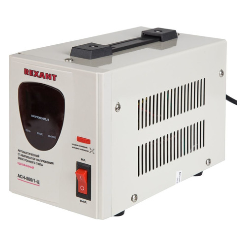 Стабилизатор напряжения REXANT AСН-500/1-Ц, серый [11-5000]