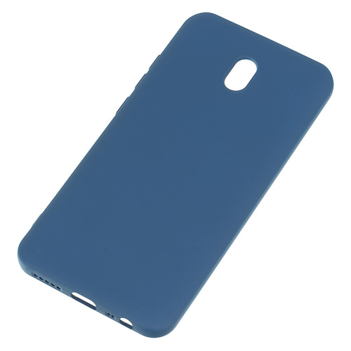 Чехол (клип-кейс) BORASCO Soft Touch, для Xiaomi Redmi 8A, синий [37997]