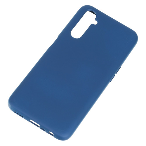 Чехол (клип-кейс) DF rmOriginal-01, для Realme 6, синий [df rmoriginal-01 (blue)]