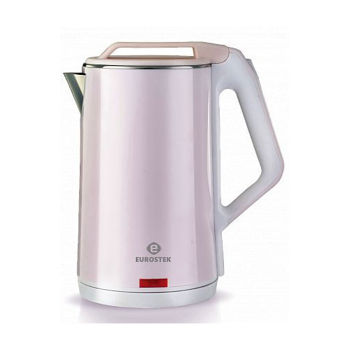 Чайник электрический EUROSTEK EEK-GL02P, 1800Вт, розовый