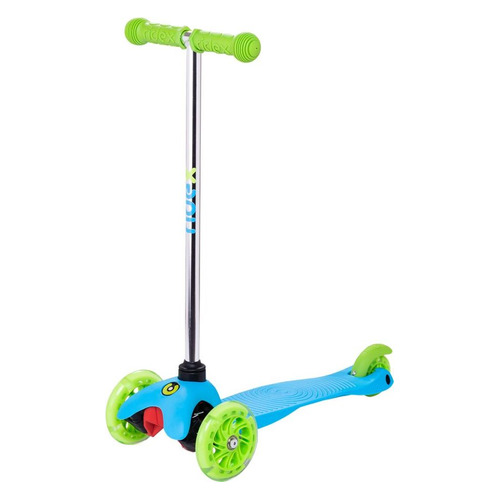 Самокат RIDEX 3D Zippy 2.0, детский, 3-колесный, голубой/зеленый [ут-00014407]