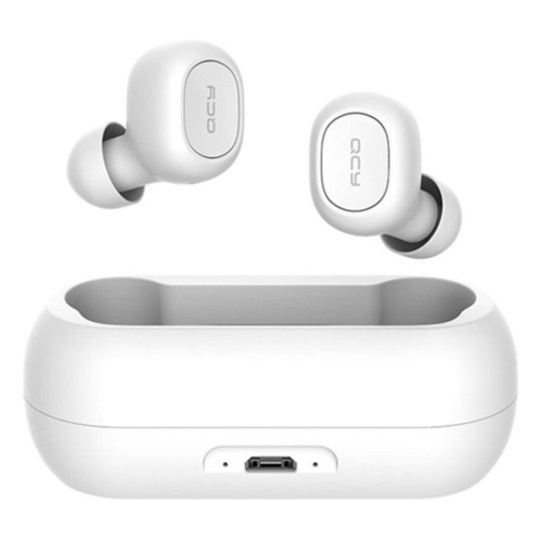 Гарнитура QCY Т1, Bluetooth, вкладыши, белый