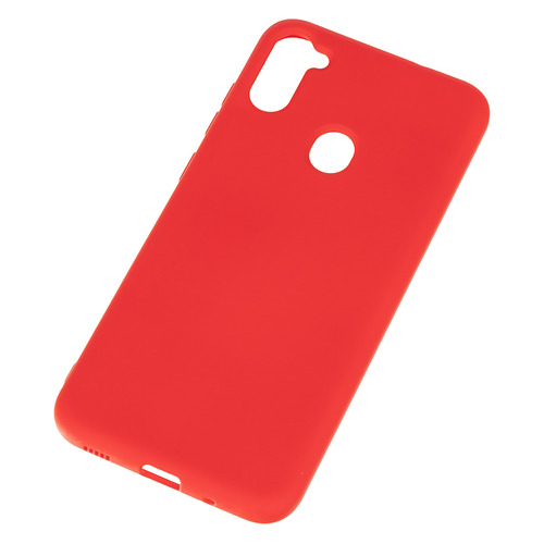 Чехол (клип-кейс) BORASCO Soft Touch, для Samsung Galaxy M11, красный [38936]