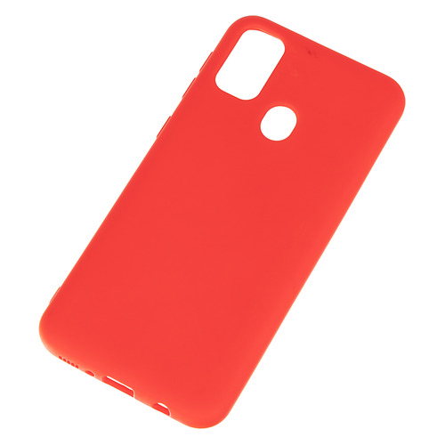 Чехол (клип-кейс) BORASCO Soft Touch, для Samsung Galaxy M21, красный [38939]