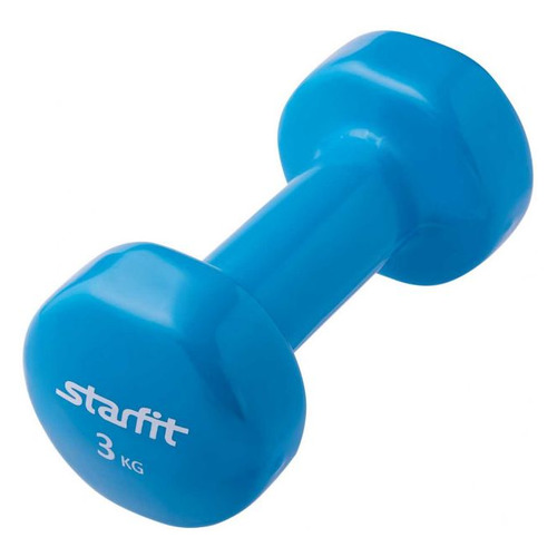 Гантель Starfit DB-101 1гант. 3кг винил. синий (УТ-00007046)