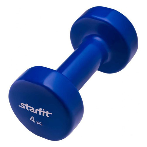 Гантель Starfit DB-101 1гант. 4кг винил. синий (УТ-00007047)