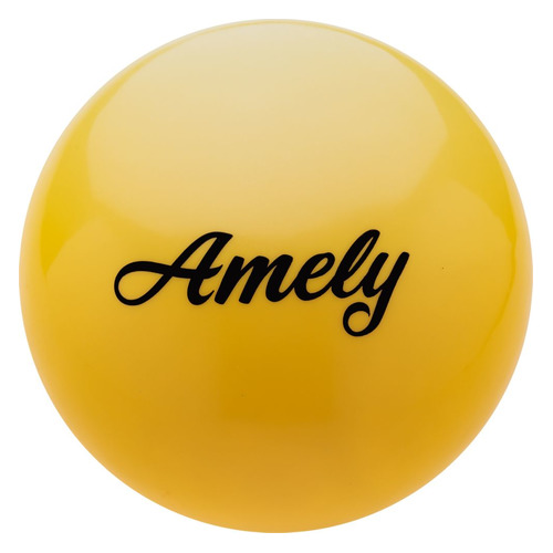 Мяч гимнастический Amely AGB-101 ф.:круглый d=15см желтый (УТ-00012842)