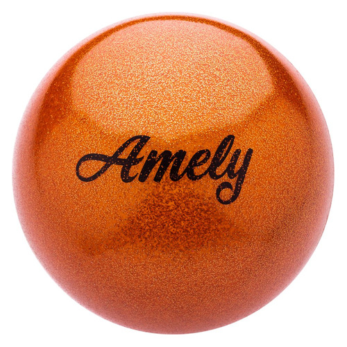 Мяч гимнастический Amely AGB-103 ф.:круглый d=19см оранжевый (УТ-00014049)