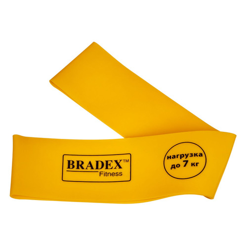 Лента-эспандер Bradex SF 0261 дл.:30см ш.:5см нагр.:7кг желтый