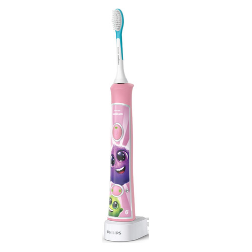 Электрическая зубная щетка Philips Sonicare For Kids HX6352/42, цвет: розовый