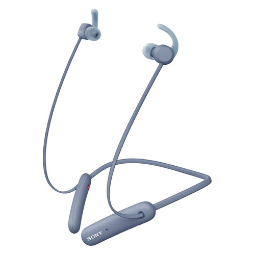 Гарнитура Sony WI-SP510, Bluetooth, вкладыши, синий [wisp510l.e]