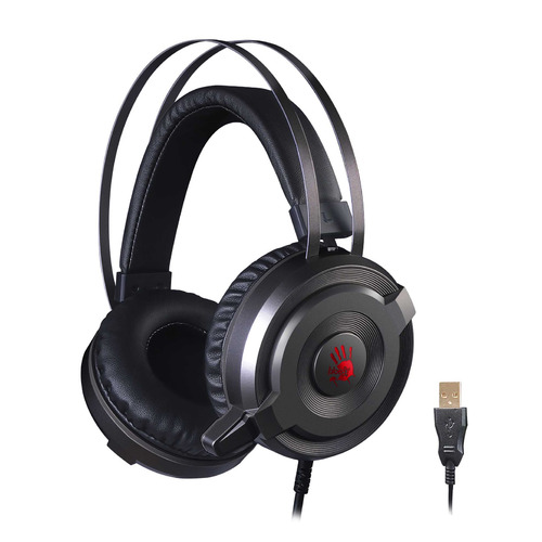 Гарнитура A4TECH Bloody G520S, для компьютера, мониторные, серый