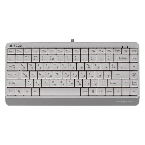 Клавиатура A4TECH Fstyler FK11, USB, белый [fk11 usb (white)]