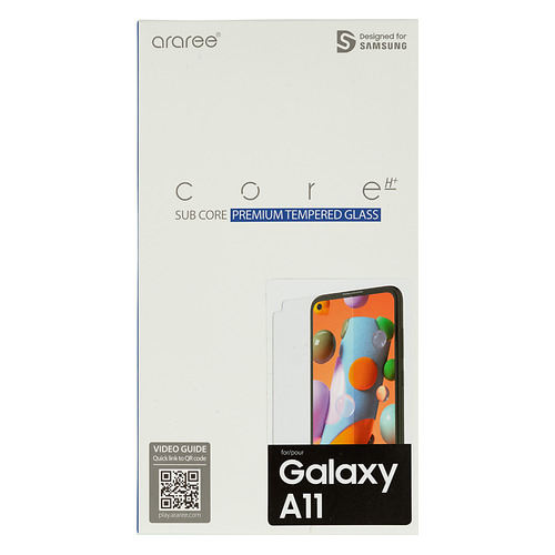 Защитное стекло для экрана Samsung araree by KDLAB для Samsung Galaxy A11 прозрачная, 1 шт [gp-tta115kdatr]