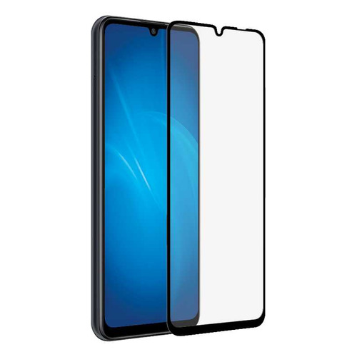 Защитное стекло для экрана DF hwColor-119 для Honor 9A/Huawei Y6p прозрачная, 1 шт, черный [df hwcolor-119 (black)]