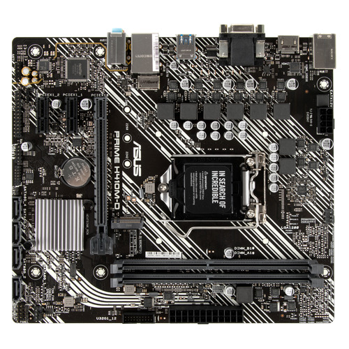 Материнская плата ASUS PRIME H410M-D, LGA 1200, Intel H410, mATX, Ret
