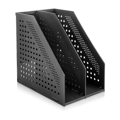 Лоток вертикальный Deli 78999Black, 168х255х243, пластик, черный
