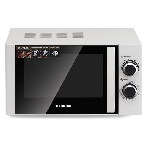 Микроволновая печь Hyundai HYM-M2043, 700Вт, 20л, белый /черный