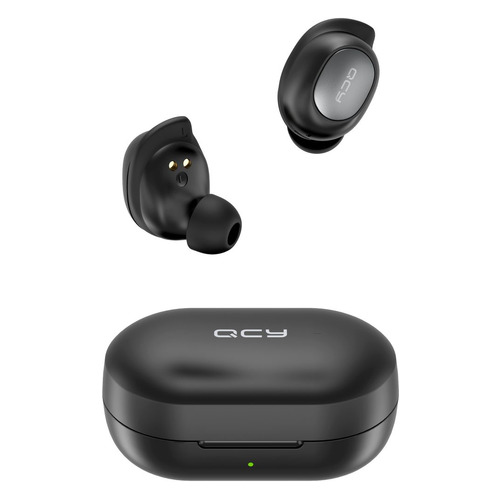 Гарнитура QCY T9, Bluetooth, вкладыши, черный