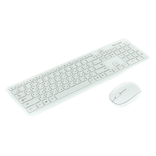 Комплект (клавиатура+мышь) Microsoft Bluetooth Desktop, USB, беспроводной, серый [qhg-00041]