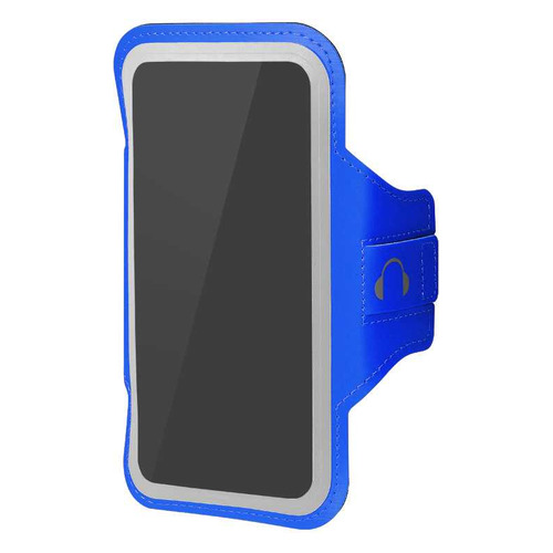 Чехол-повязка DF SportCase-04, для универсальный 5.5-6.5", синий [df sportcase-04 (blue)]