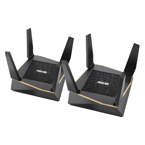 Wi-Fi роутер ASUS RT-AX92U(2-PK), AX6100, черный, 2 шт. в комплекте