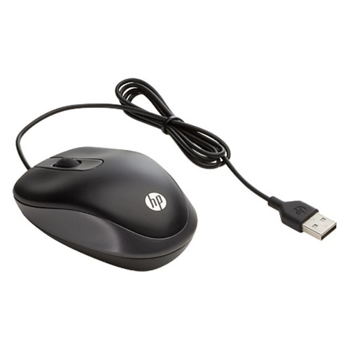 Мышь HP G1K28AA, оптическая, проводная, USB, черный