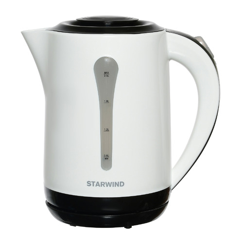 Чайник электрический StarWind SKP2212, 2200Вт, белый и черный