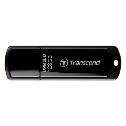 Флешка USB Transcend Jetflash 700 128ГБ, USB3.0, черный [ts128gjf700]