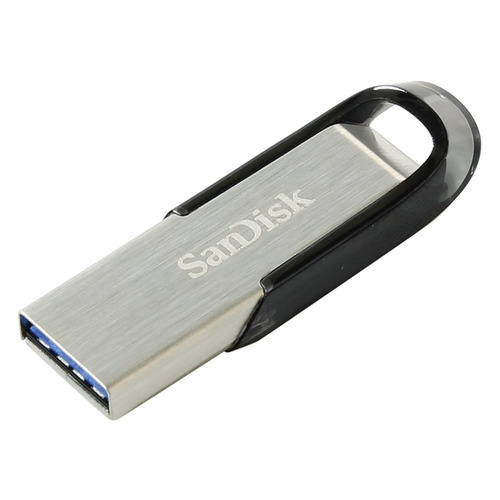 Флешка USB Sandisk Cruzer Ultra Flair 32ГБ, USB3.0, серебристый и черный [sdcz73-032g-g46]