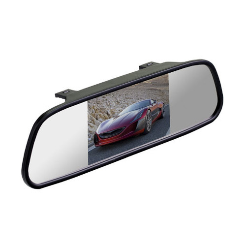 Зеркало заднего вида с монитором SilverStone F1 Interpower IP Mirror 5"