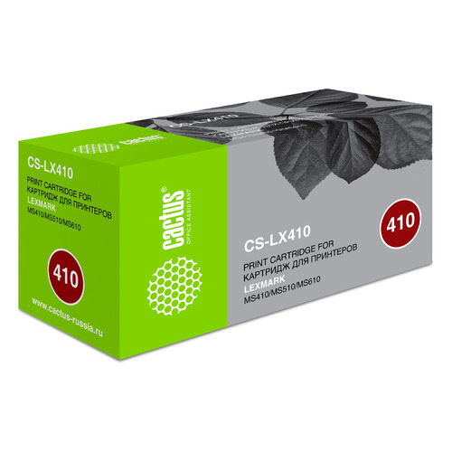 Картридж Cactus CS-LX410, 50F0XA0/50F5X00/50F5X0E, черный / CS-LX410