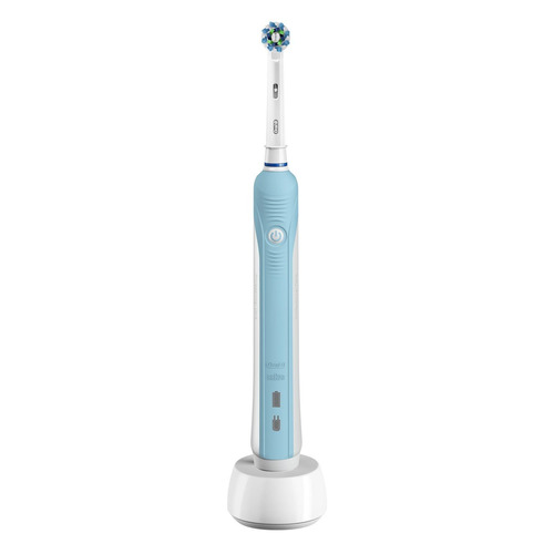 Электрическая зубная щетка Oral-B CrossAction PRO 500, цвет: голубой [80273462]