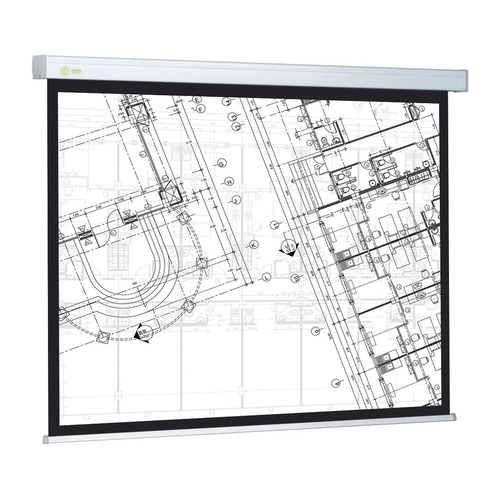 Экран Cactus Wallscreen CS-PSW-124x221, 221х124.5 см, 16:9, настенно-потолочный белый