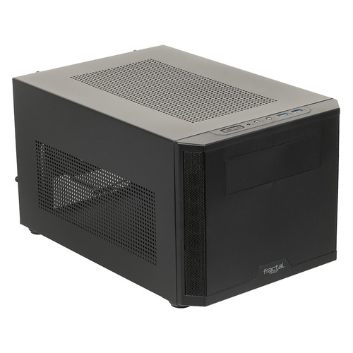 Корпус miniITX Fractal Design Core 500, Midi-Tower, без БП, черный [fd-ca-core-500-bk]