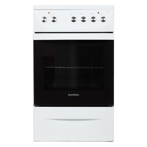 Электрическая плита Darina 1D5 EC 241 614 W, стеклокерамика, белый
