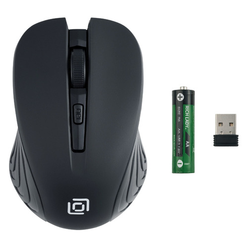 Мышь Oklick 545MW, оптическая, беспроводная, USB, черный [368626]