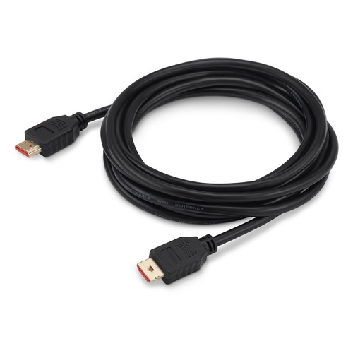 Кабель аудио-видео Buro HDMI 1.4, HDMI (m) - HDMI (m) , ver 1.4, 3м, GOLD, черный [bhp hdmi v1.4 3m lock]