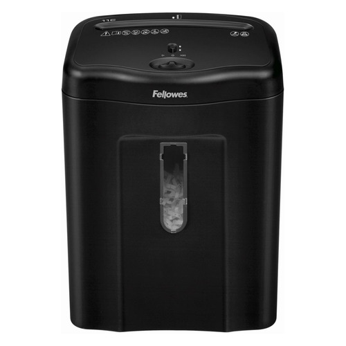 Уничтожитель бумаг Fellowes PowerShred 11C, P-4, 4х40 мм, 11 лист. одновременно, 18л [fs-43502]