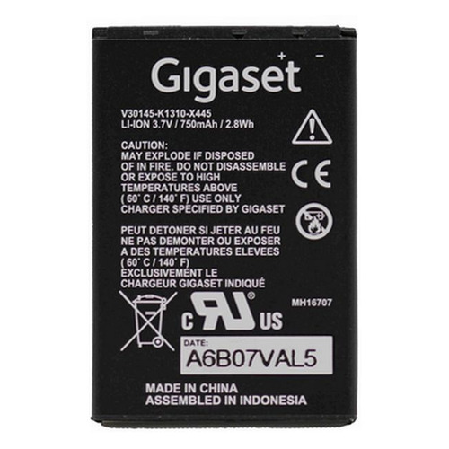 Аккумулятор Gigaset SL400H 750mAh for DECT