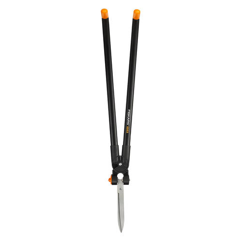 Ножницы для травы и живой изгороди Fiskars PowerLever GS53 черный/оранжевый (1001565)