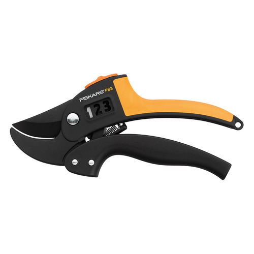 Секатор контактный Fiskars PowerStep P83 черный/оранжевый (1000575)