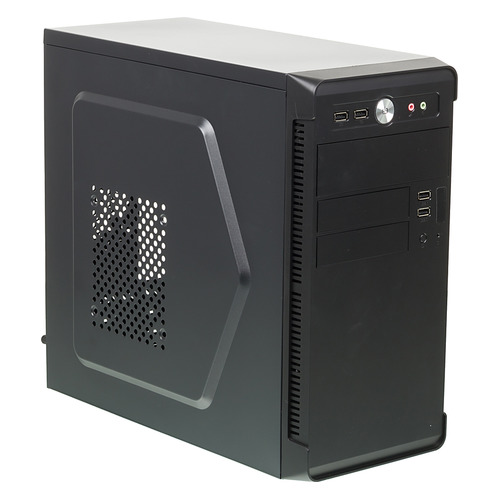 Корпус mATX Accord ACC-B022, Midi-Tower, без БП, черный