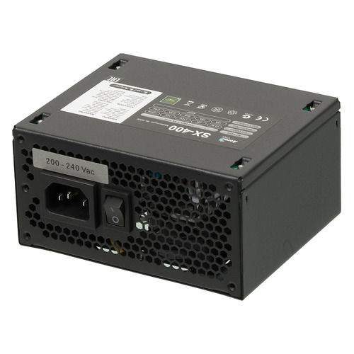 Блок питания Aerocool SX-400, 400Вт, 80мм, черный, retail