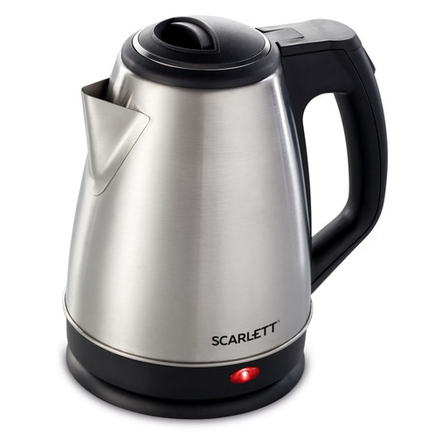 Чайник электрический Scarlett SC-EK21S25, 1350Вт, серебристый