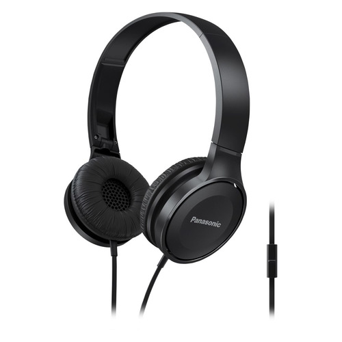 Наушники Panasonic RP-HF100GC-K, 3.5 мм, накладные, черный