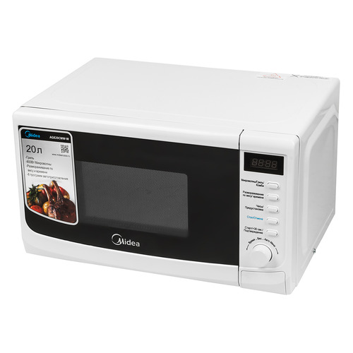 Микроволновая печь Midea AG820CWW-W, 800Вт, 20л, белый