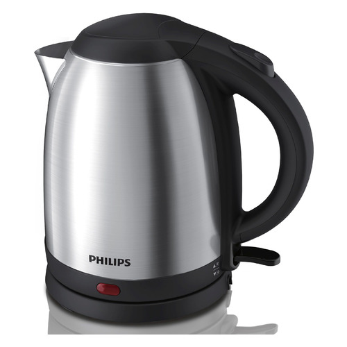 Чайник электрический Philips HD9306, 1800Вт, серебристый и черный