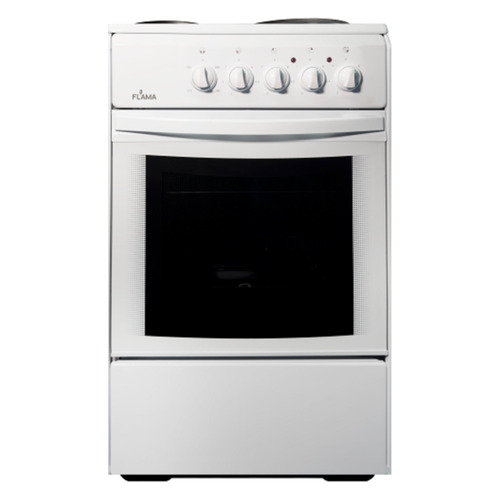 Электрическая плита Flama AE 1406 W, эмаль, белый